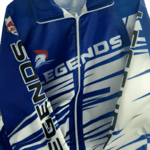 NEW Legends Legacy Blue & White Windbreaker Jacket