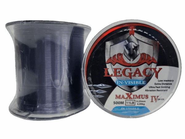 Legacy HQ Invis Line Dark Grey 9LB